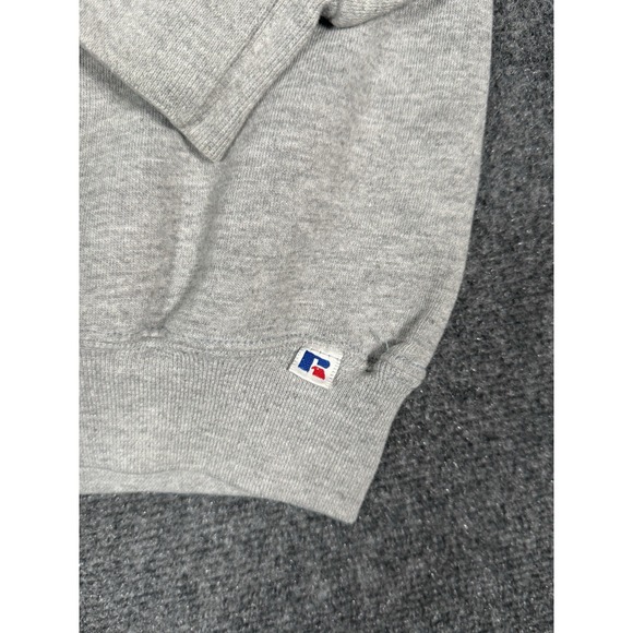 Vintage Russell Washington Huskies Sweatshirt Mens Medium Gray Crewneck Y2K 00s - Picture 4 of 13